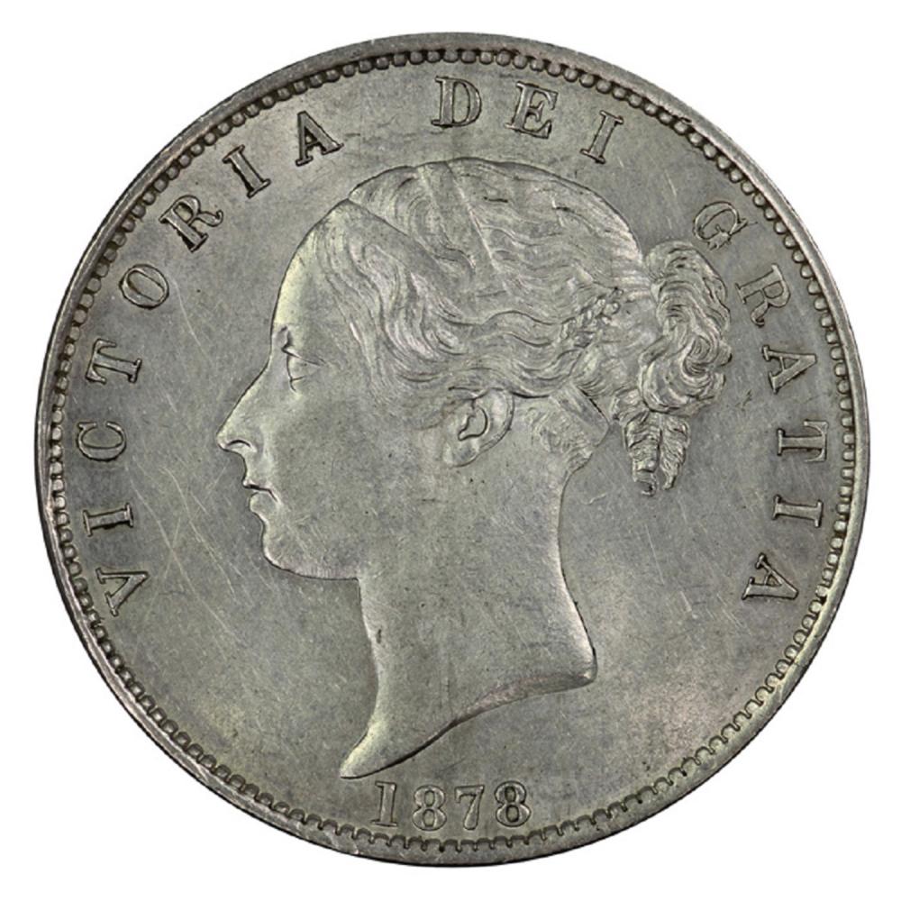 Great Britain 1878 Half Cro... image