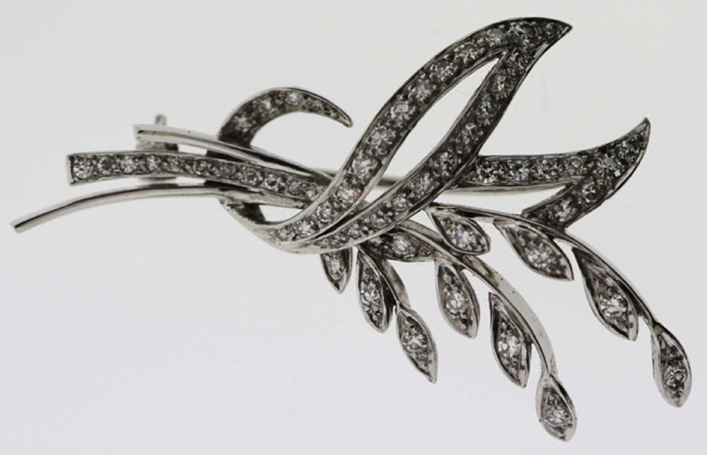 Classic Diamond Brooch in 1... image