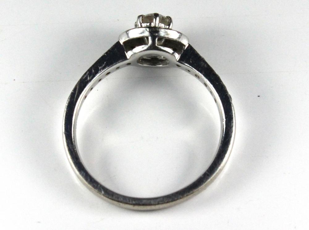 Diamond Ring in 18ct White ... image